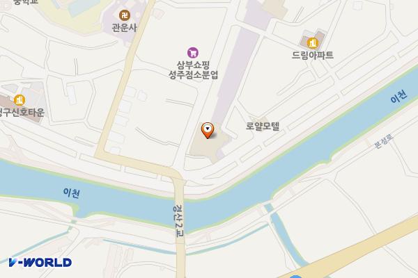 성주전통시장 주차장 위치 지도 — 경상북도 성주군 성주읍 시장길 49