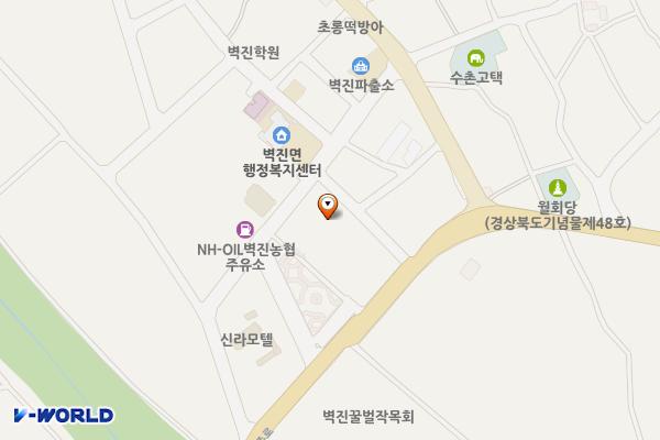 벽진면 소재지 주차장 위치 지도 — 경상북도 성주군 벽진면 수촌리 839 외 3필지