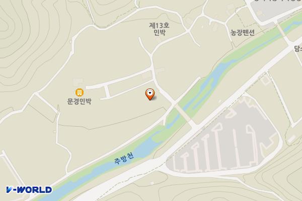 주왕산면 상의리 민영주차장 위치 지도 — 경상북도 청송군 주왕산면 상의리 576