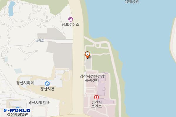 경산보건소옆 공영주차장 위치 지도 — 경상북도 경산시 중방동 702-4