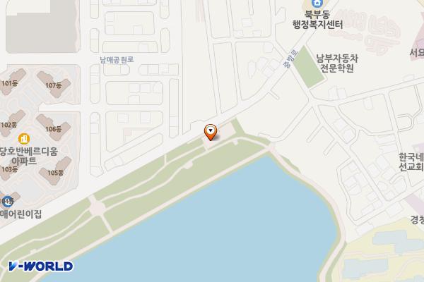 남매지 공영주차장(북측) 위치 지도 — 경상북도 경산시 계양동 247-3