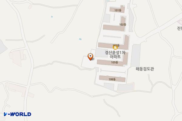 진량 윤성1차타운 뒷편 공영주차장 위치 지도 — 경상북도 경산시 진량읍 선화리 1092-1