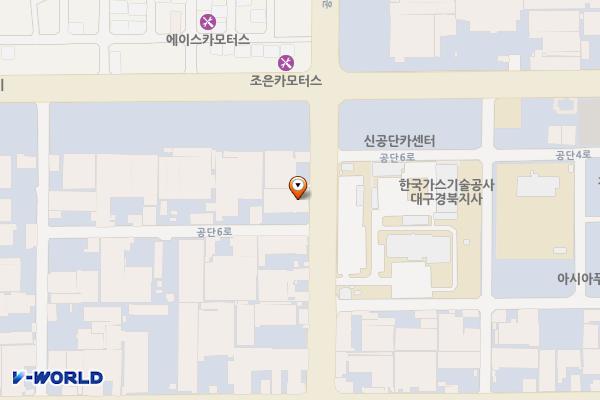 공단6로변 위치 지도 — 경상북도 경산시 진량읍 공단6로 127