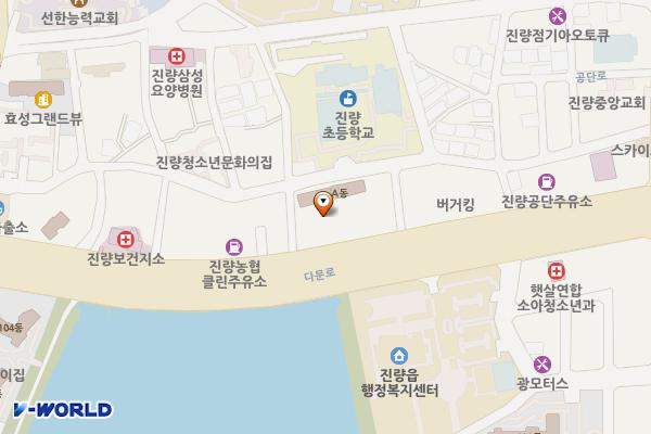 다문로변 노상주차 위치 지도 — 경상북도 경산시 진량읍 신상리 700