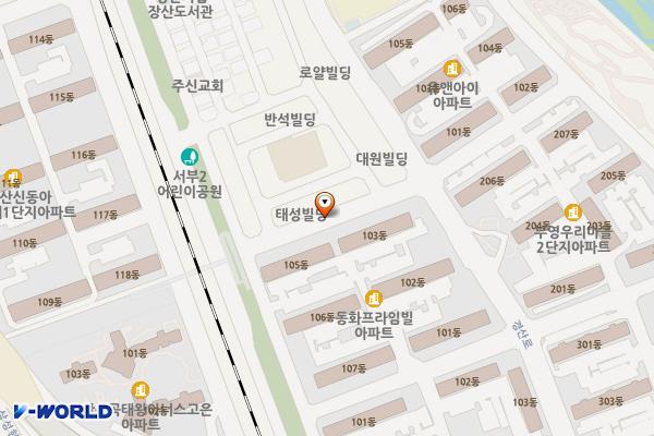 부영우리마을아파트 북측 위치 지도 — 경상북도 경산시 옥곡동 840