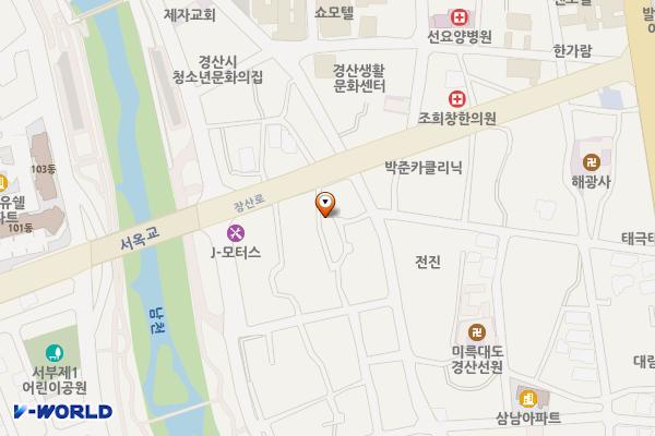 장산로20길 동측 위치 지도 — 경상북도 경산시 장산로20길 4 (서상동)