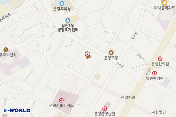 시니어문화센터 위치 지도 — 경상북도 문경시 점촌5길 20