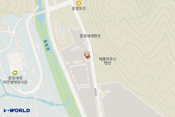 제3주차장 위치 지도 — 경상북도 문경시 문경읍 새재로 845