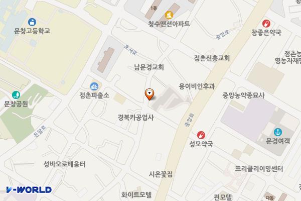 제6공영주차장 위치 지도 — 경상북도 문경시 호서로 82