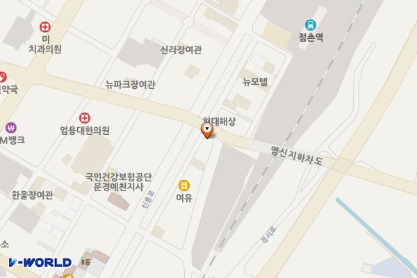제2공영주차장 위치 지도 — 경상북도 문경시 중앙4길 28-1