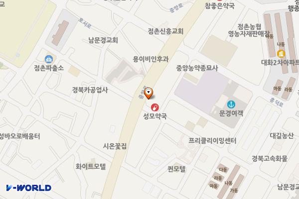 제16노상주차장 위치 지도 — 경상북도 문경시 중앙로 188