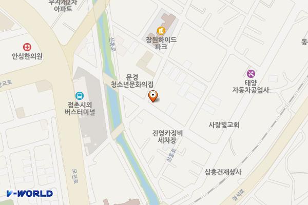 제1노상주차장 위치 지도 — 경상북도 문경시 신흥로 15