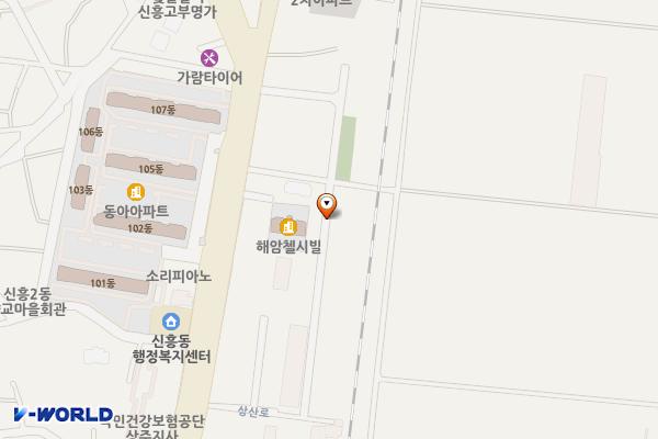 신봉동공영주차장 위치 지도 — 경상북도 상주시 상산로 156-10