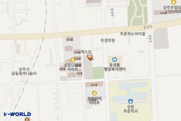 성동동쌈지공영주차장 위치 지도 — 경상북도 상주시 성동동 67-1