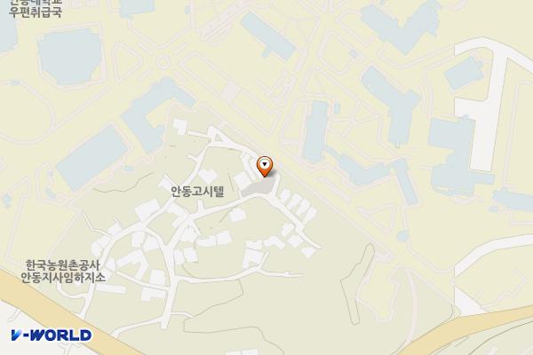 송천동 논골길 마을공동주차장 위치 지도 — 경상북도 안동시 송천동 480-2