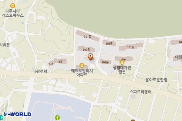 운안동(명성한마음타운앞) 마을공동주차장 위치 지도 — 경상북도 안동시 운안동 348-2