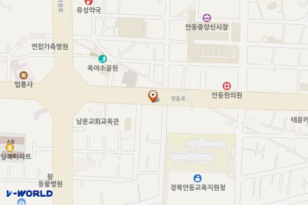 경동로3 노상유료 위치 지도 — 경상북도 안동시 옥야동 336-3
