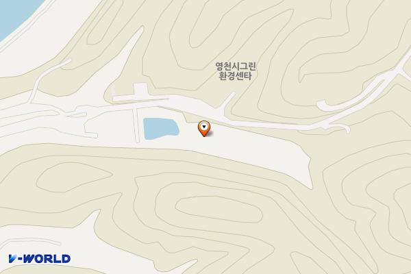 그린환경센터 부설주차장 위치 지도 — 경상북도 영천시 바깥완산길 433