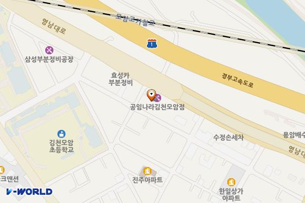 자산동 위치 지도 — 경상북도 김천시 모암사랑1길 68