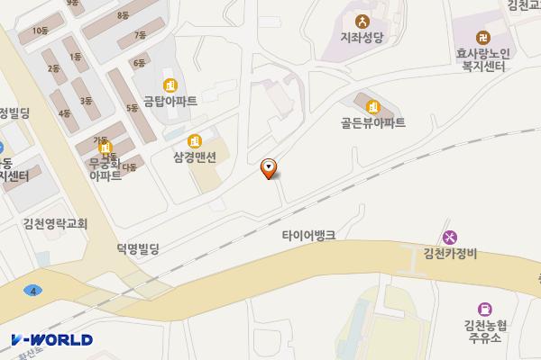 지좌동 위치 지도 — 경상북도 김천시 마잠호동옛길 39-13