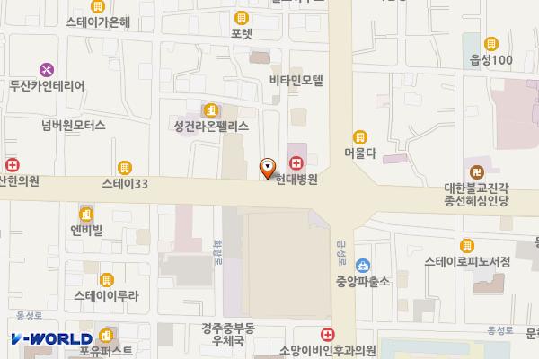 화랑로 노상주차장 위치 지도 — 경상북도 경주시 화랑로 49