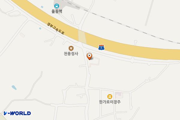 율동 두대마을 공용주차장 위치 지도 — 경상북도 경주시 율동 1153-6