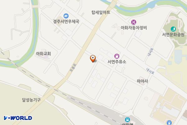 서면아화1리 공용주차장 위치 지도 — 경상북도 경주시 서면 아화리 411-114