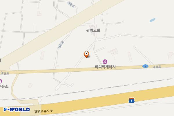 선도 광명동 마을 공용주차장 위치 지도 — 경상북도 경주시 광명동 135-1
