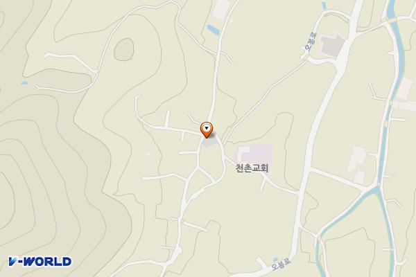 서면 천촌리(원당골)공용주차장 위치 지도 — 경상북도 경주시 서면 천촌리 791
