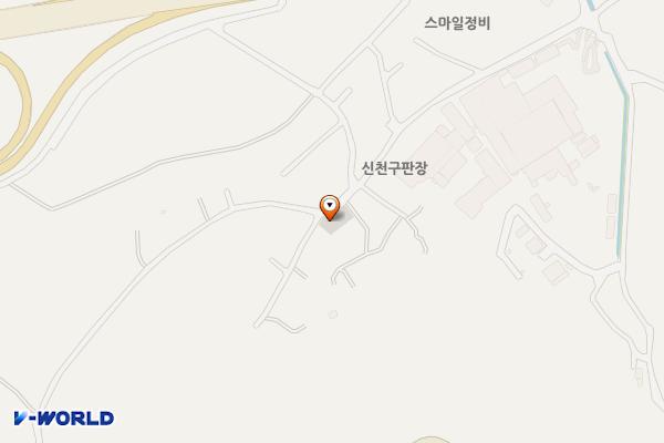 천북면(신당리) 공용주차장 위치 지도 — 경상북도 경주시 천북면 신당리 861