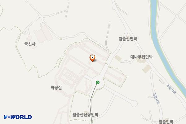 월출산 천황사 주차장 위치 지도 — 전라남도 영암군 영암읍 개신리 484-47
