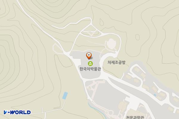 한국차소리문화공원주차장 위치 지도 — 전라남도 보성군 보성읍 녹차로 775
