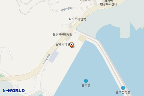 수협보성회천수산물위판장주차장 위치 지도 — 전라남도 보성군 회천면 남부관광로 2268