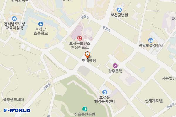 보성군 복합커뮤니티센터 위치 지도 — 전라남도 보성군 보성읍 보성일 824-6