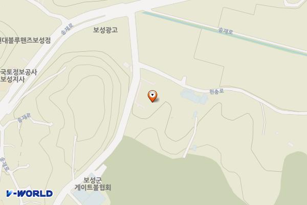 보성군장애인복지관주차장 위치 지도 — 전라남도 보성군 보성읍 현충로 186