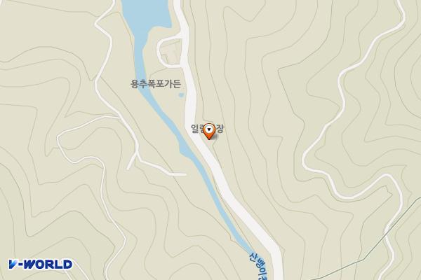 일림산용추폭포노상주차장 위치 지도 — 전라남도 보성군 웅치면 용추덕림길 89-87