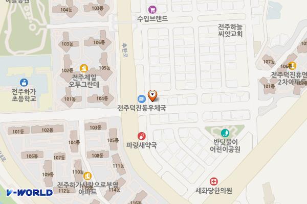 하가지구 하가홈마트 뒤 위치 지도 — 전북특별자치도 전주시 덕진구 가리내8길 19