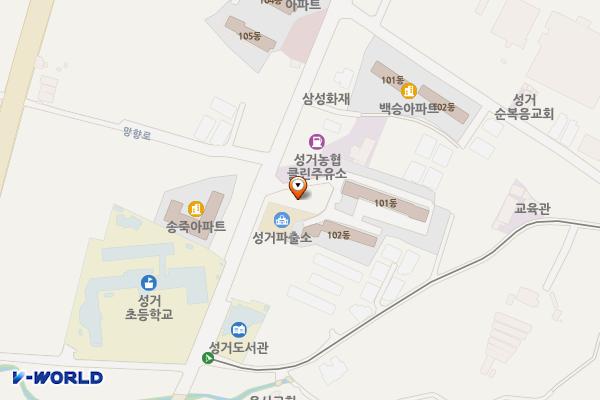 성거 제1공영주차장 위치 지도 — 충청남도 천안시 서북구 성거읍 천흥리 430-5