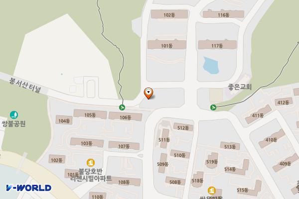 쌍용 제5공영주차장 위치 지도 — 충청남도 천안시 서북구 쌍용동 2114
