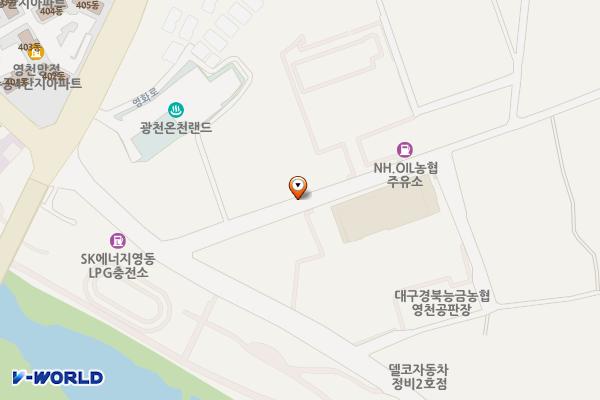 트라이얼마트~영천농산물도매시장 위치 지도 — 경상북도 영천시 조교동 679-8
