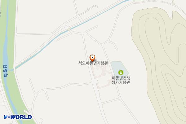 이동녕선생기념관주차장 위치 지도 — 충청남도 천안시 동남구 목천읍 동리4길 35