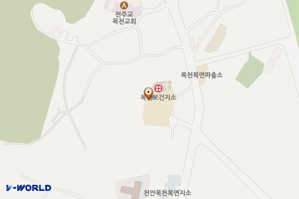 목천읍사무소주차장 위치 지도 — 충청남도 천안시 동남구 목천읍 서리1길 41-7