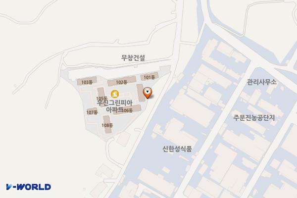 주문진 우신아파트 뒤 주차장 위치 지도 — 강원특별자치도 강릉시 주문진읍 교항리 1162-21