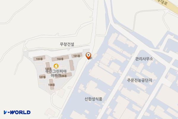 보리골길 공영주차장 위치 지도 — 강원특별자치도 강릉시 주문진읍 교항리 1162-20