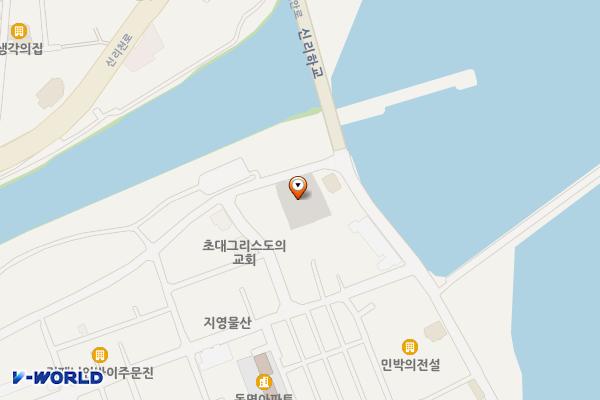 주문진항 관광지 공영주차장 위치 지도 — 강원특별자치도 강릉시 주문진읍 교항리 1089-74