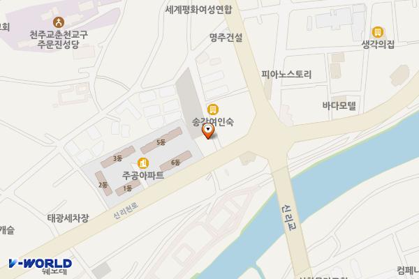 주문진 터미널 오거리 주차장 위치 지도 — 강원특별자치도 강릉시 주문진읍 교항리 328-2