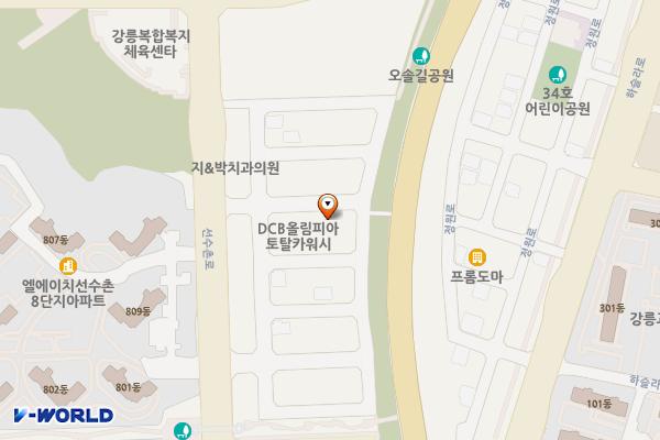 유천동 760-2번지 공영주차장 위치 지도 — 강원특별자치도 강릉시 유천동 760-2