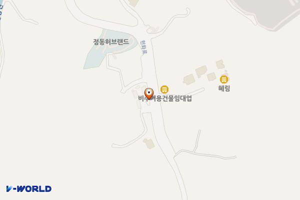 정동진 바다부채길 주차장5 위치 지도 — 강원특별자치도 강릉시 강동면 정동진리 52-11