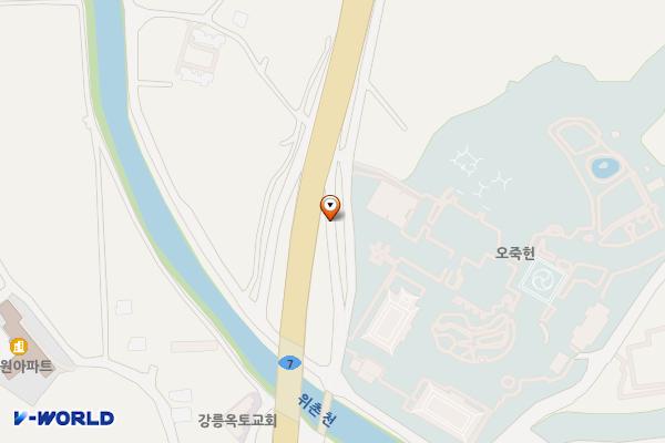 오죽헌시립박물관 뒷문주차장 위치 지도 — 강원특별자치도 강릉시 죽헌동 179-1