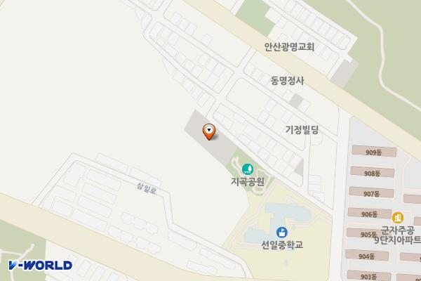 선부동28호노외주차장 위치 지도 — 경기도 안산시 단원구 선부동 산151-12번지